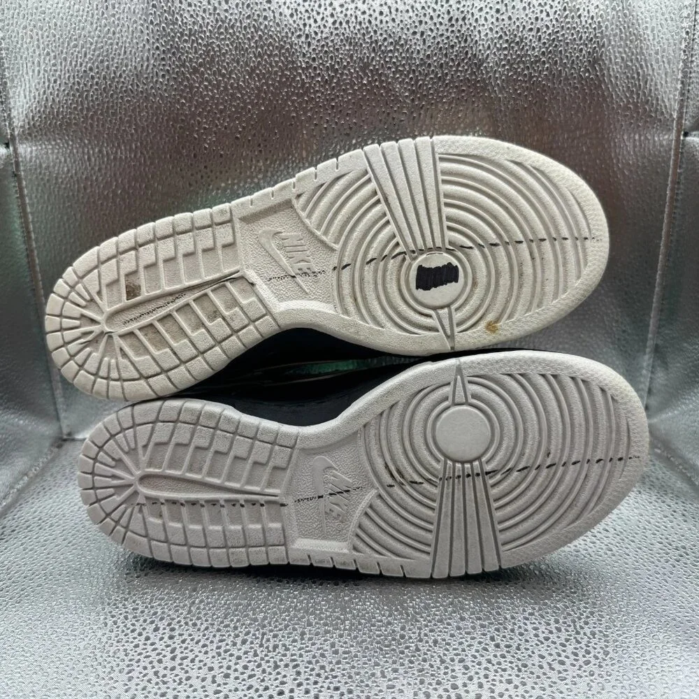 Size 5.5 Nike Dunk Kids Black Green Lantern Low Top Athletic Sneakers 310569-911 - Picture 10 of 11